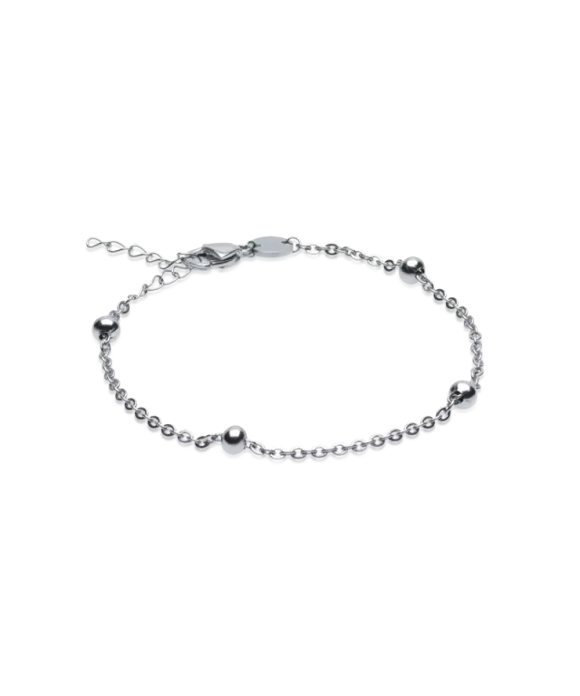 Blomdahl Grand Ball armbånd sølv 15,5–19 cm nikkelfritt