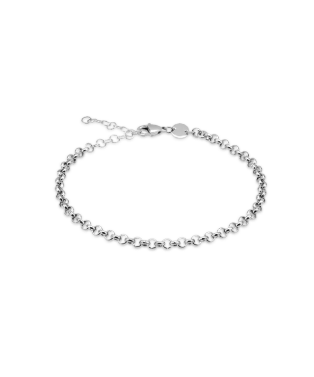 Blomdahl Tiny Box Chain armbånd sølv 18-22 cm