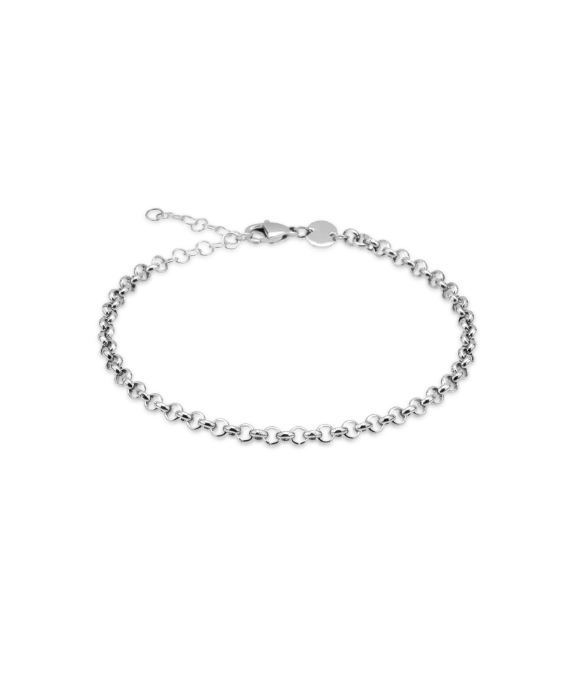 Blomdahl Tiny Box Chain armbånd sølv 18-22 cm