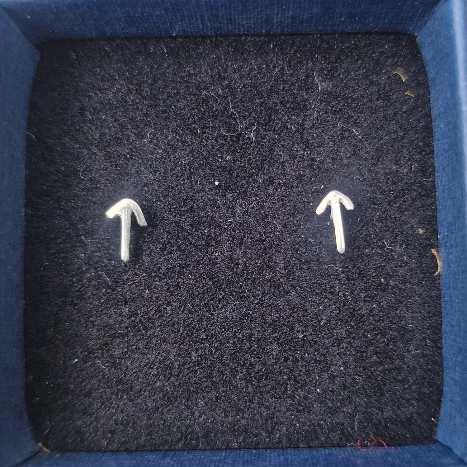 Kunstnerbonden Tiwaz ørestift sølv rune