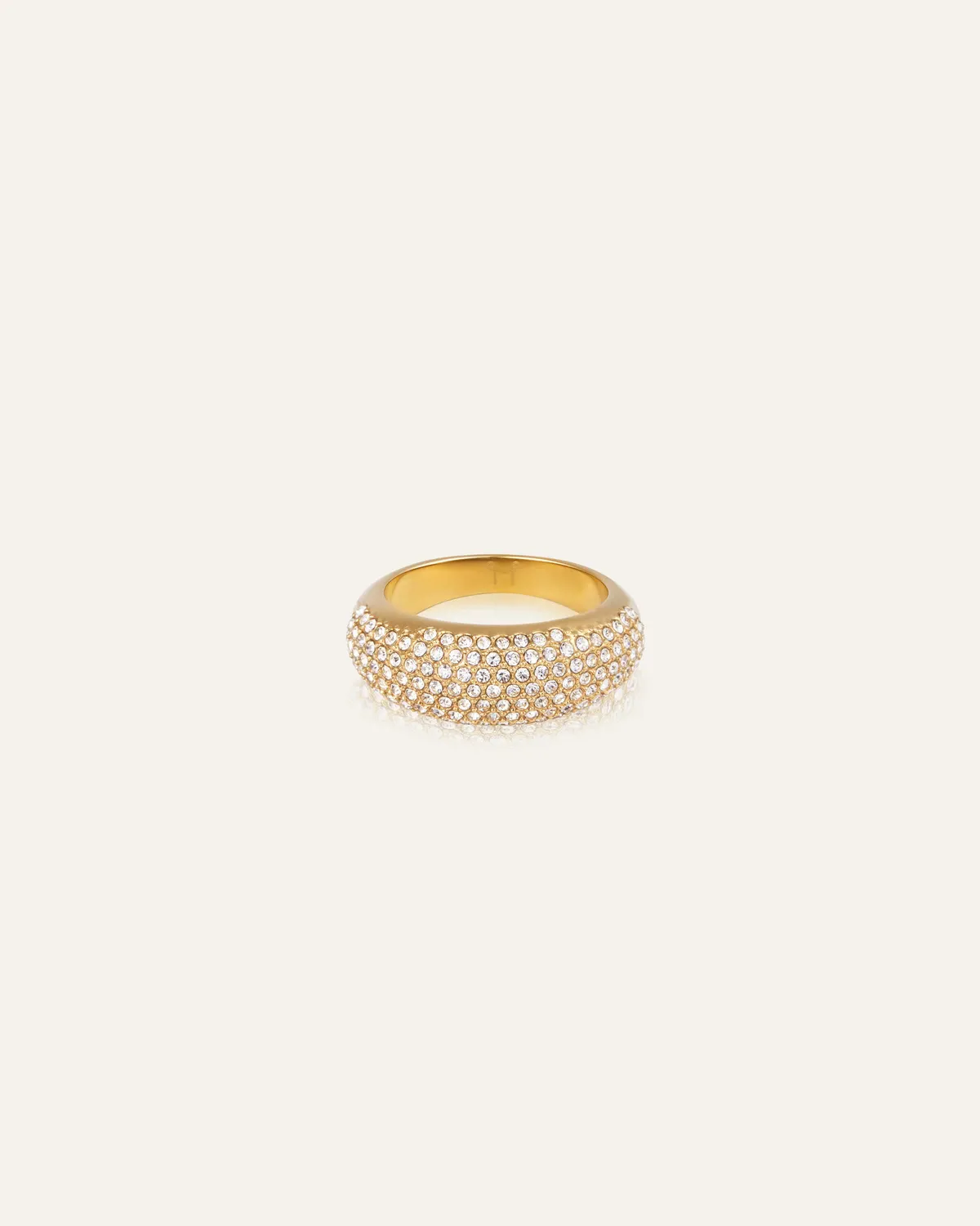 Mockberg Treasure 54 ring gull med zirkonia