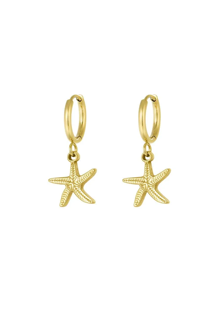 Mea Nani Starfish øredobber sjøstjerne 14K gull