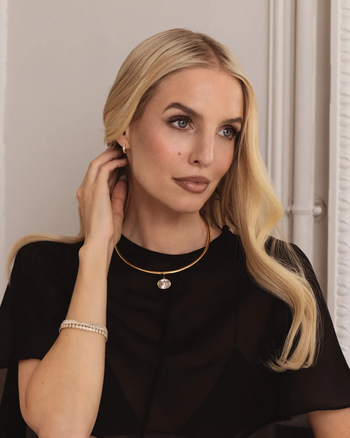 Mockberg Juliette Gold Hoops øreringer 10x3 mm