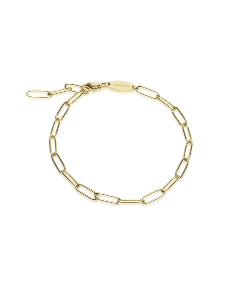 Blomdahl Link armbånd 19 cm gull stål