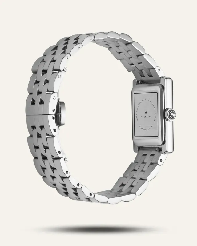Mockberg Timeless Grand Strap klokkelenke sølv
