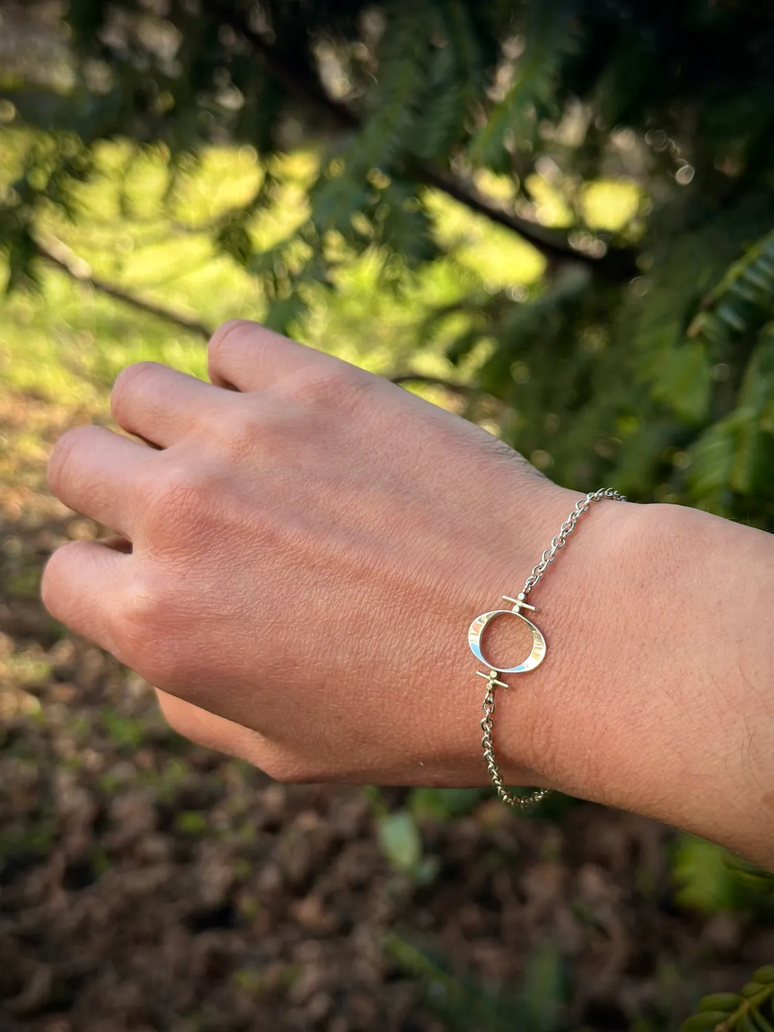 Sivia Femina armbånd sølv 15-19 cm