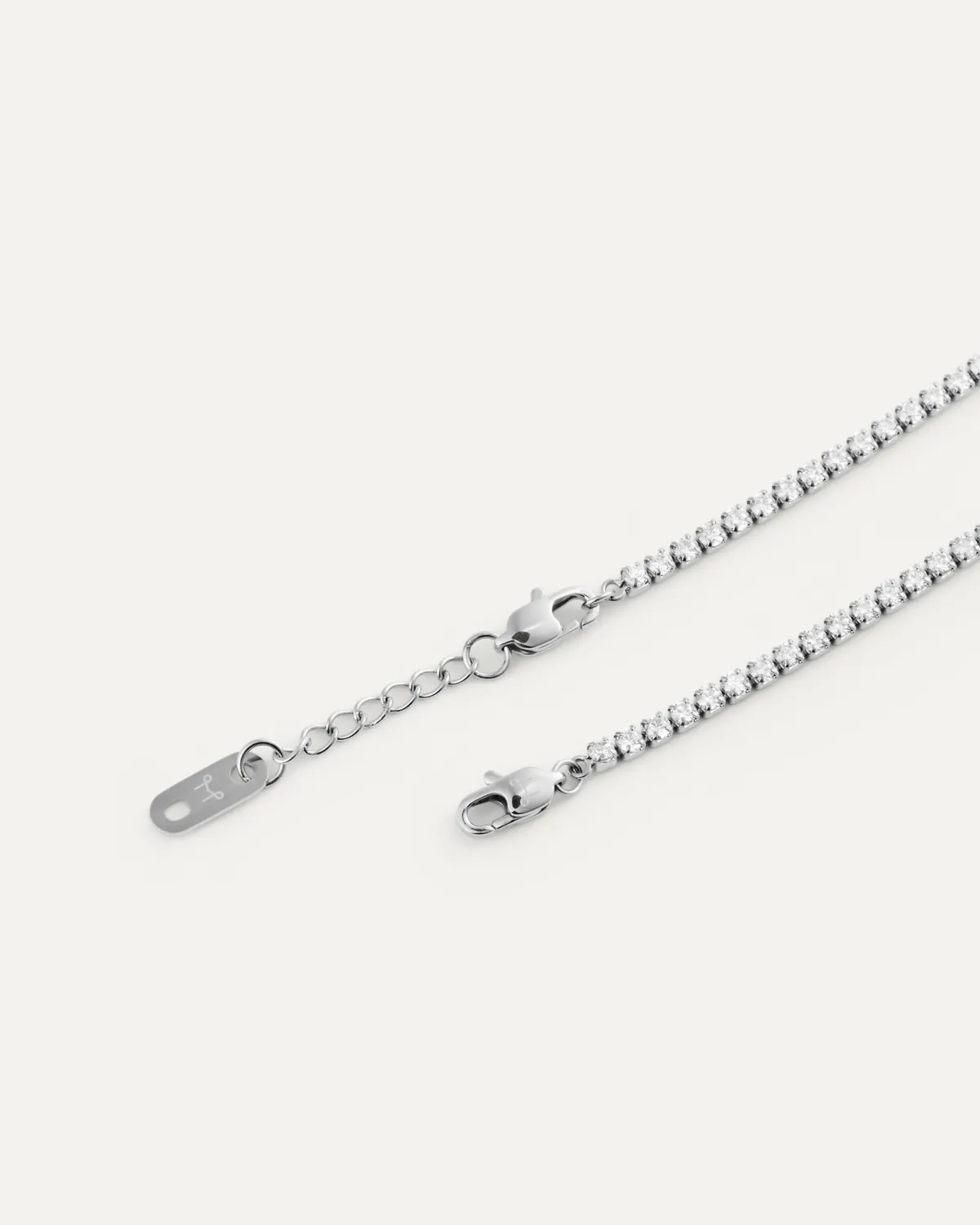 Mockberg Shiny Tennis Bracelet armbånd Medium sølv