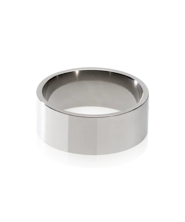 Blomdahl Grand Plain ring titan glatt hudvennlig