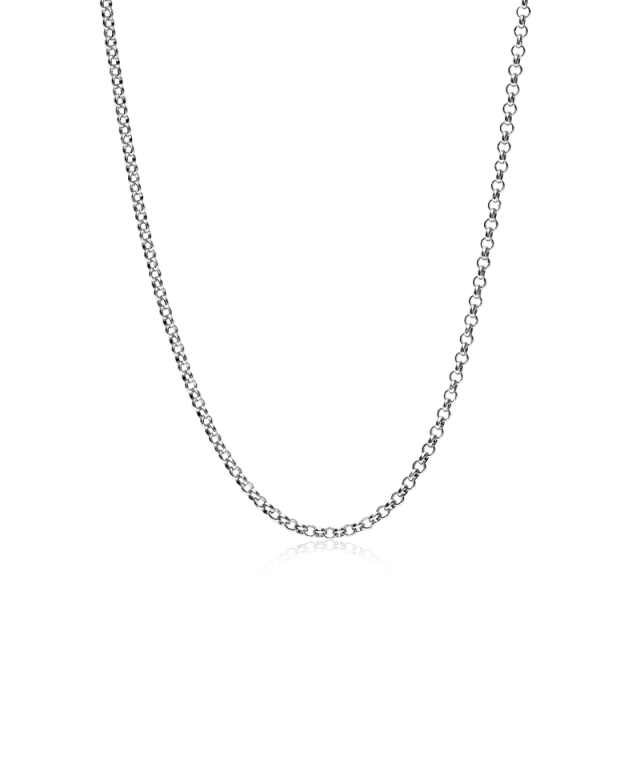 Blomdahl Tiny Box Chain halskjede 48-52 cm sølv