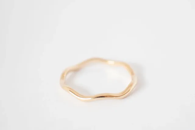 Eremis Amandine ring gullbelagt 18 karat