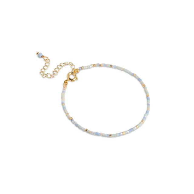 Enamel Petra armbånd 15+4 cm skyline blå