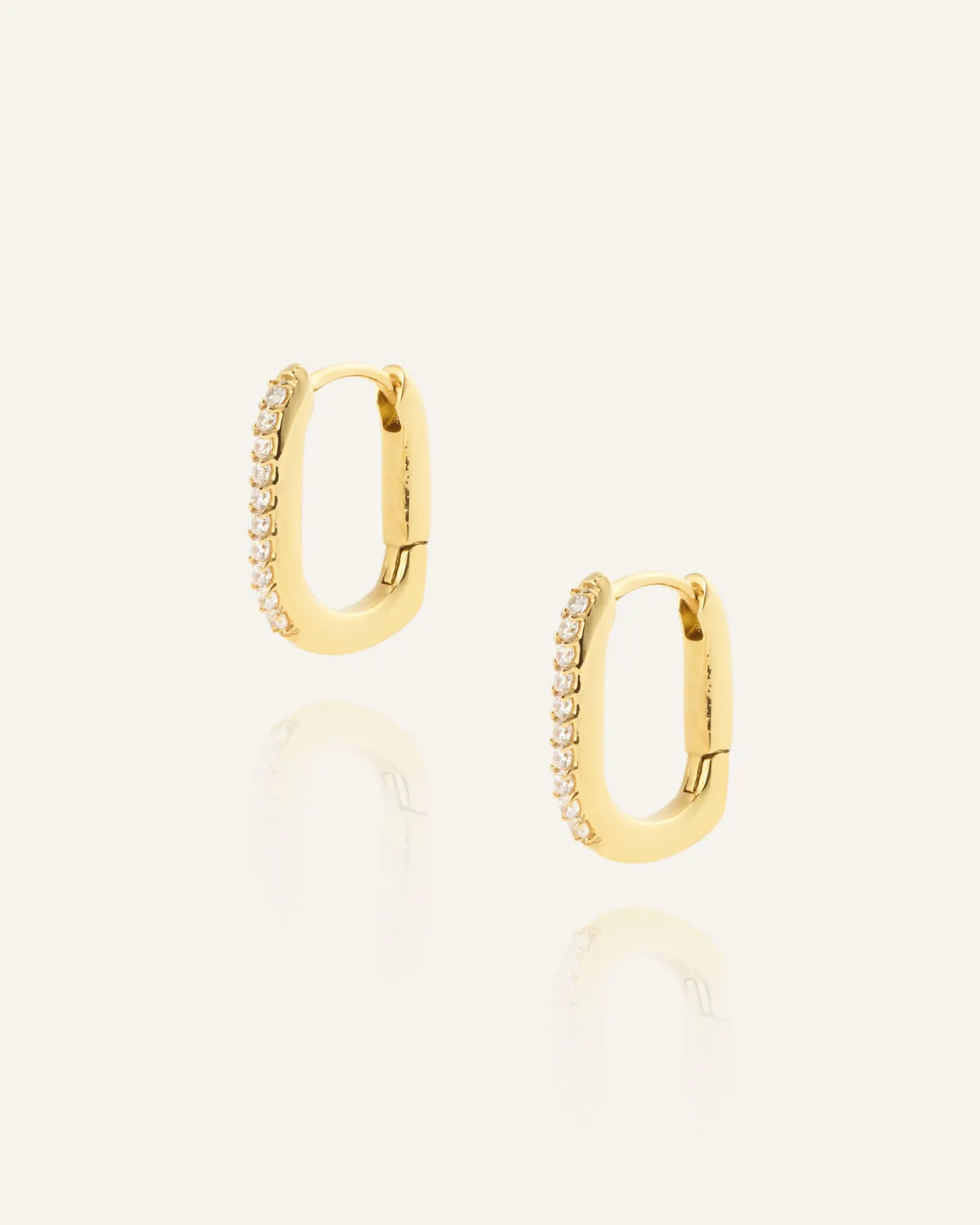 Mockberg Sparkle Small U-Hoops øredobber gull 15 mm
