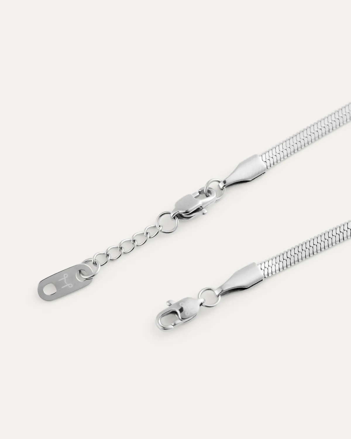 Mockberg Thin Snake Medium armbånd sølv 170 millimeter