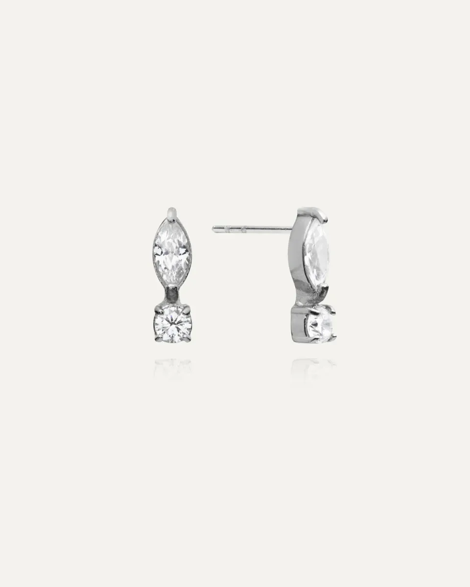 Mockberg Élise Steel Studs ørestikker sølv 11 mm