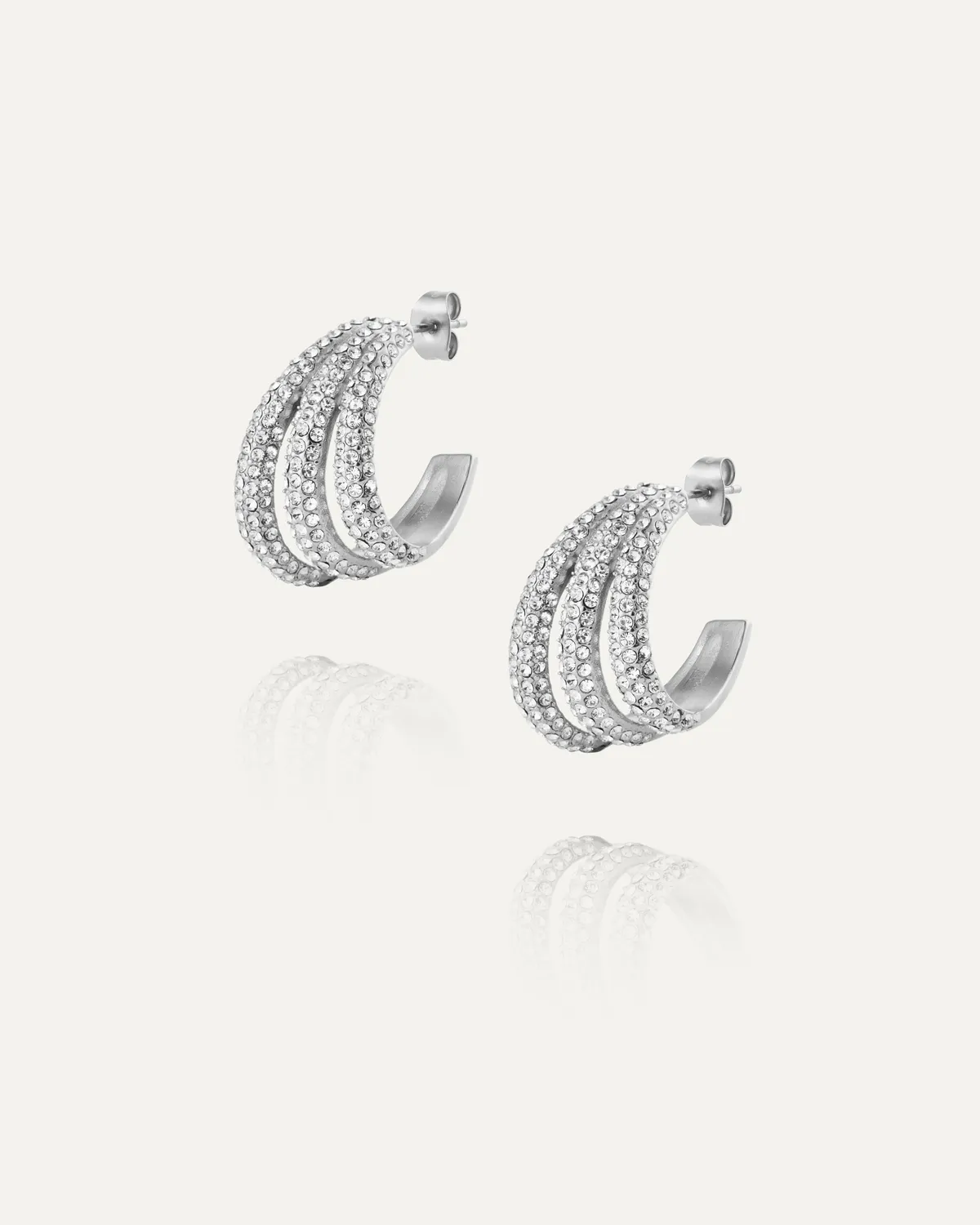 Mockberg Aurelia Earring øredobber sølv 24 mm