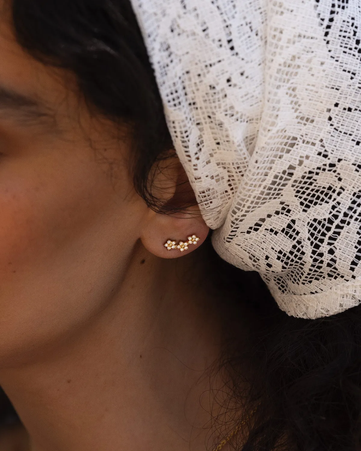 Mockberg Ellie Studs øredobber gull 14 mm