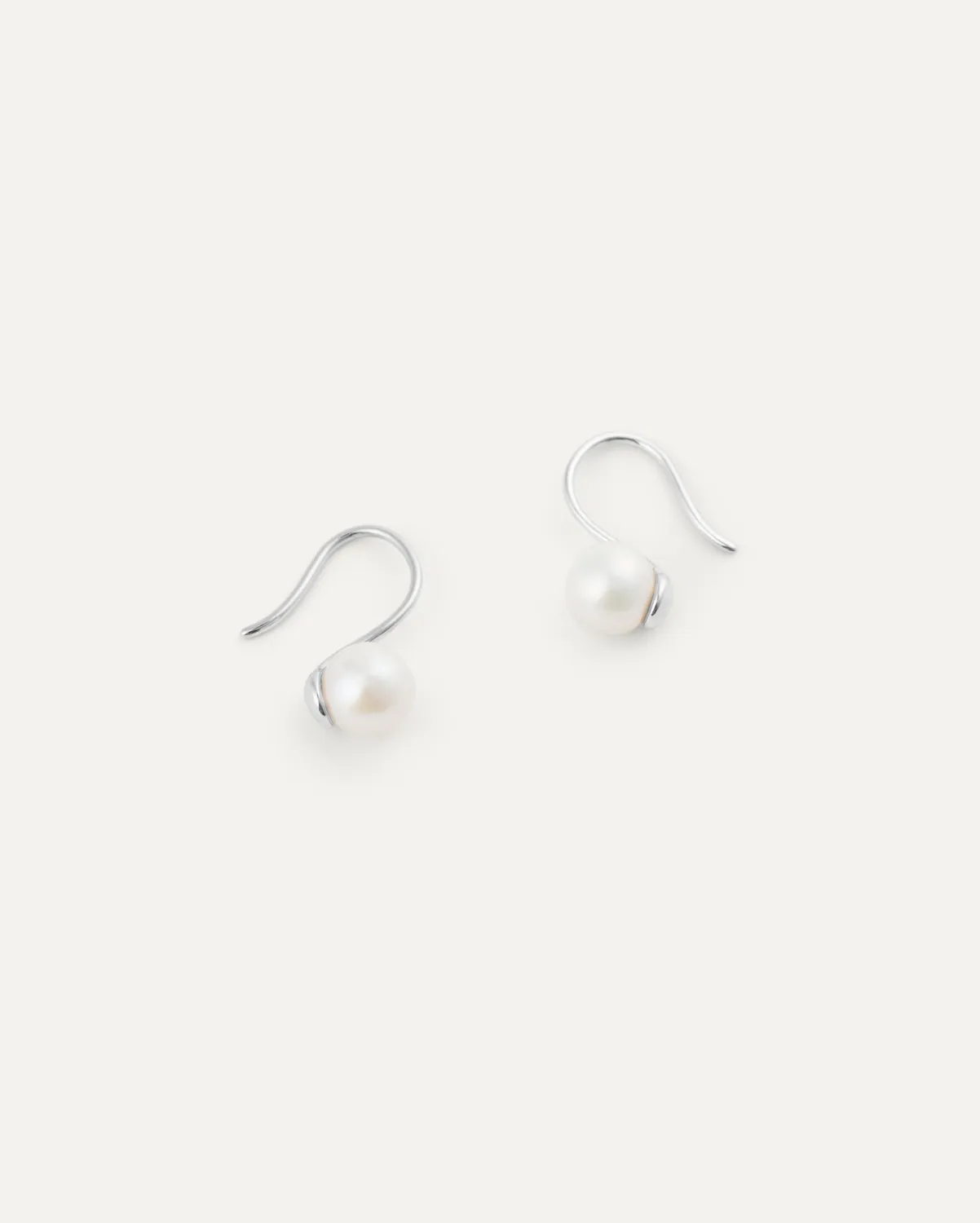 Mockberg Dream Pearl øredobber sølv 18 mm