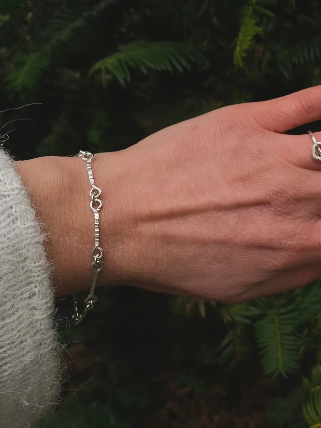 Sivia Evigheten Harmoni armbånd sølv 17 cm