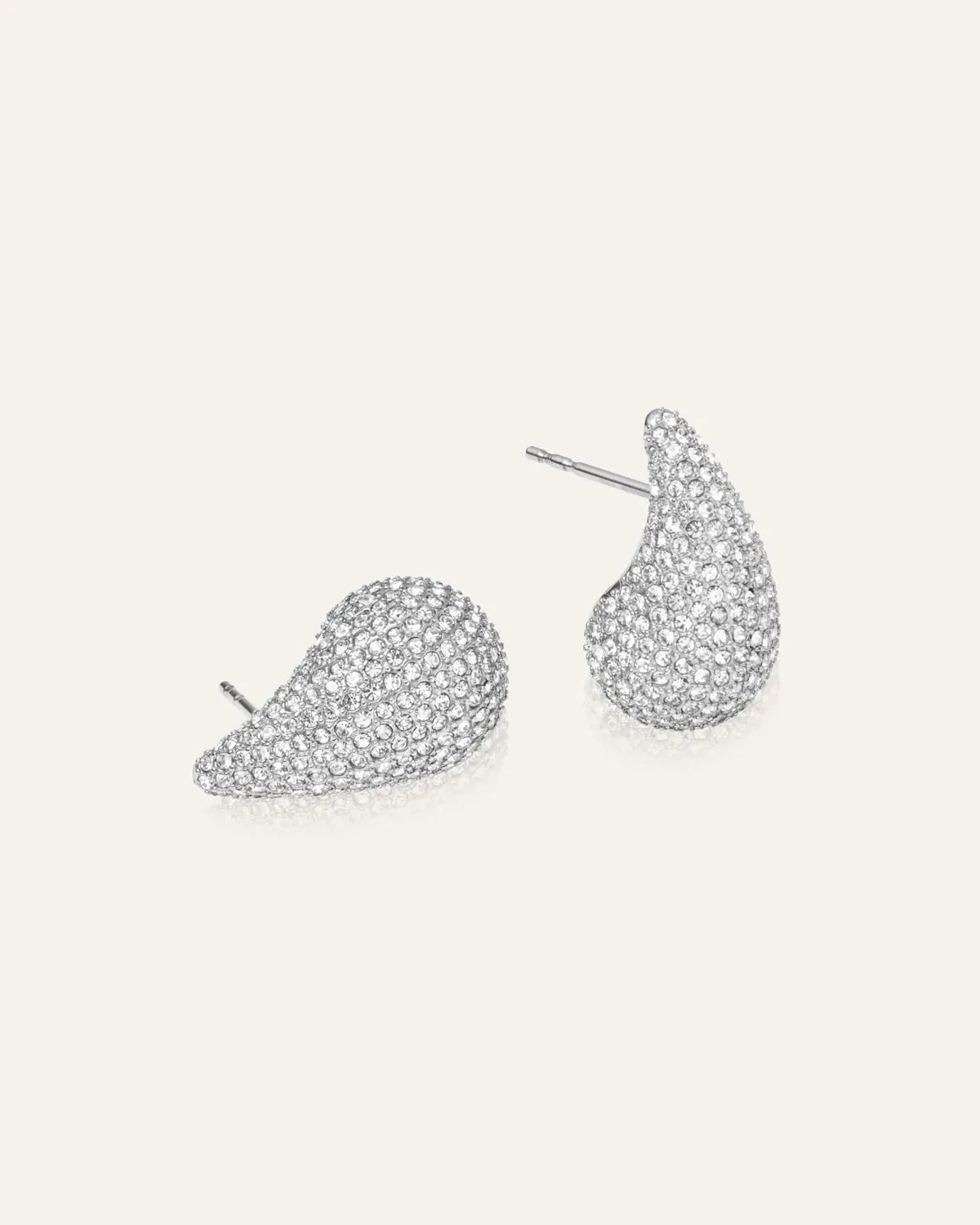 Mockberg Daring Pavé Small øredobber sølv 20 mm