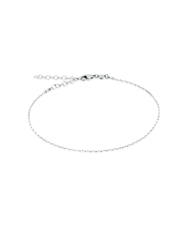 Blomdahl Flat Chain fotlenke sølv 22–27 cm