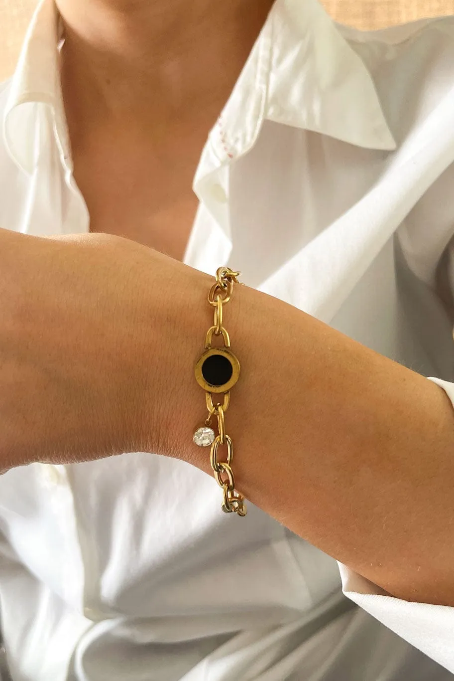 Mea Nani Livia armbånd gull romertall