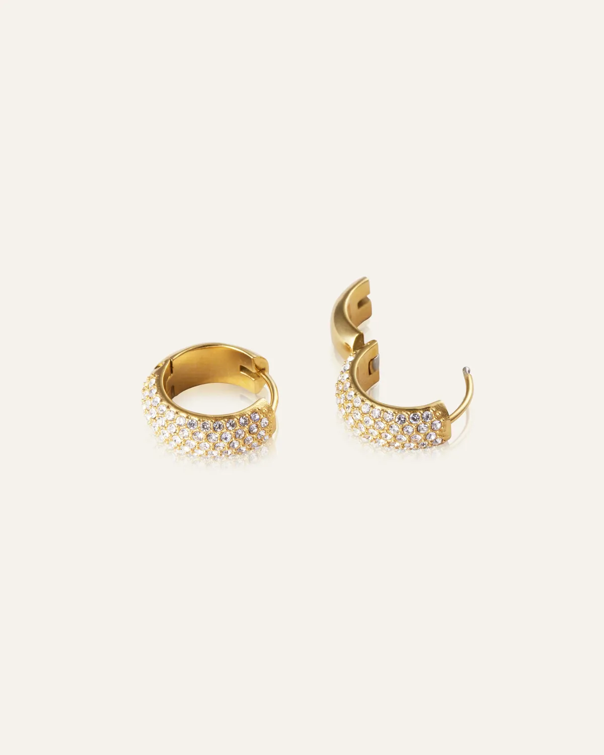 Mockberg Amour Hoops Medium øredobber gull 16 mm