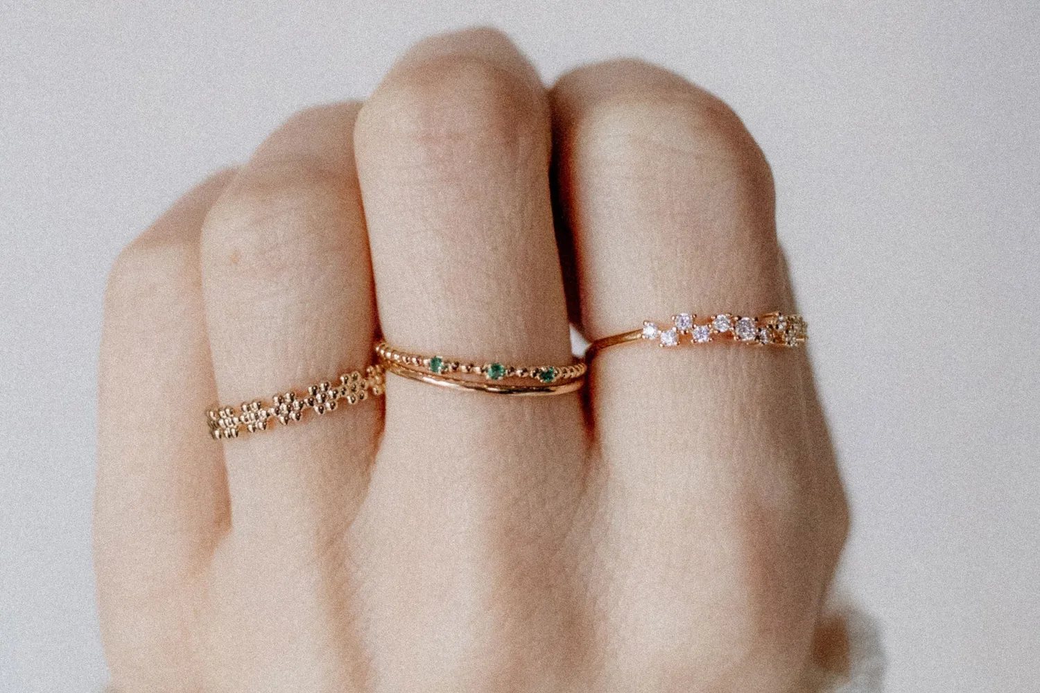 Eremis Natamia ring gullbelegg 18 karat