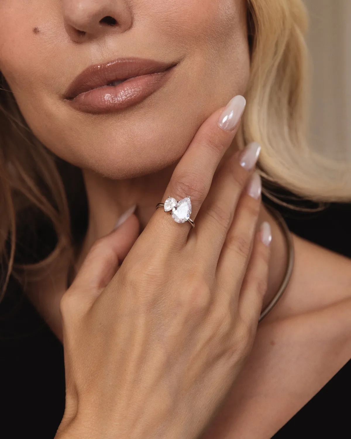 Mockberg Aurélie Steel Ring ring sølv cz