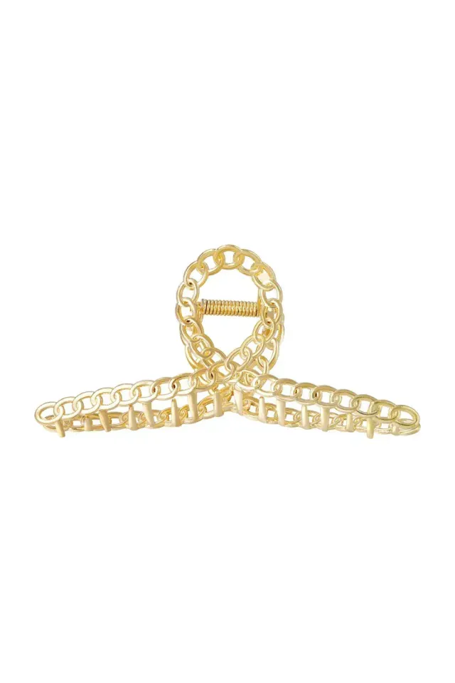 Mea Nani Chain Hair Claw hårklype gull metall