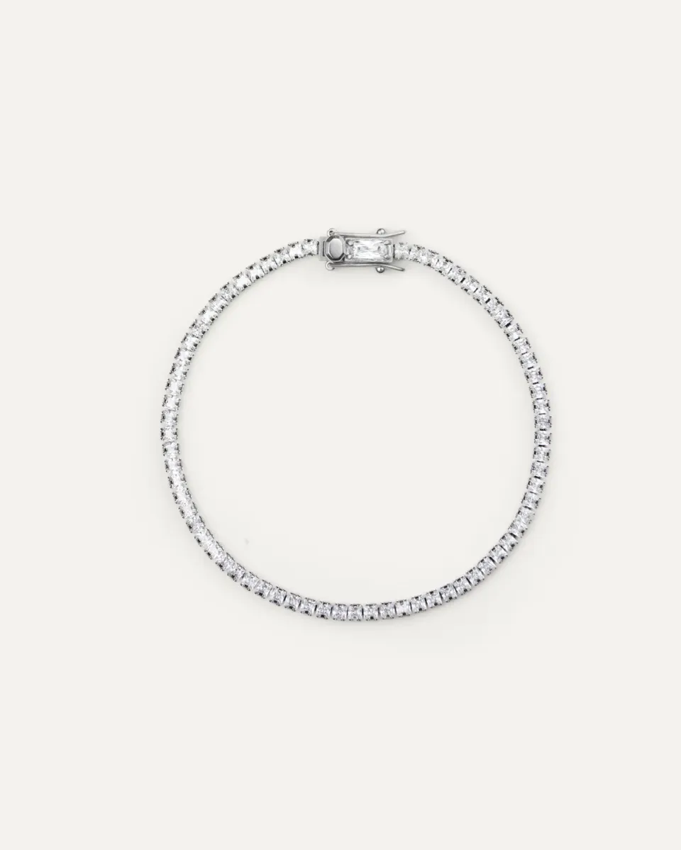 Mockberg Camille armbånd Medium 170 mm sølv zirkonia