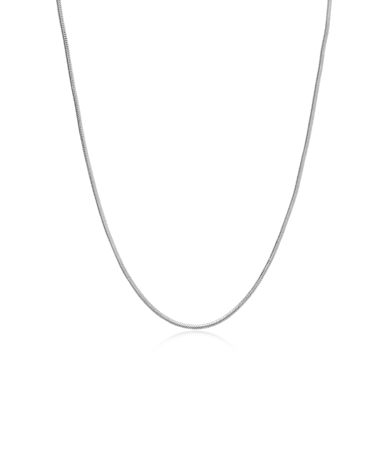 Blomdahl Snake Link halskjede sølv 40–46 cm