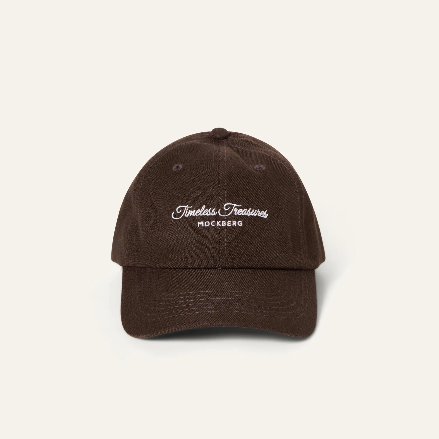 Mockberg Cap caps brun justerbar ullblanding