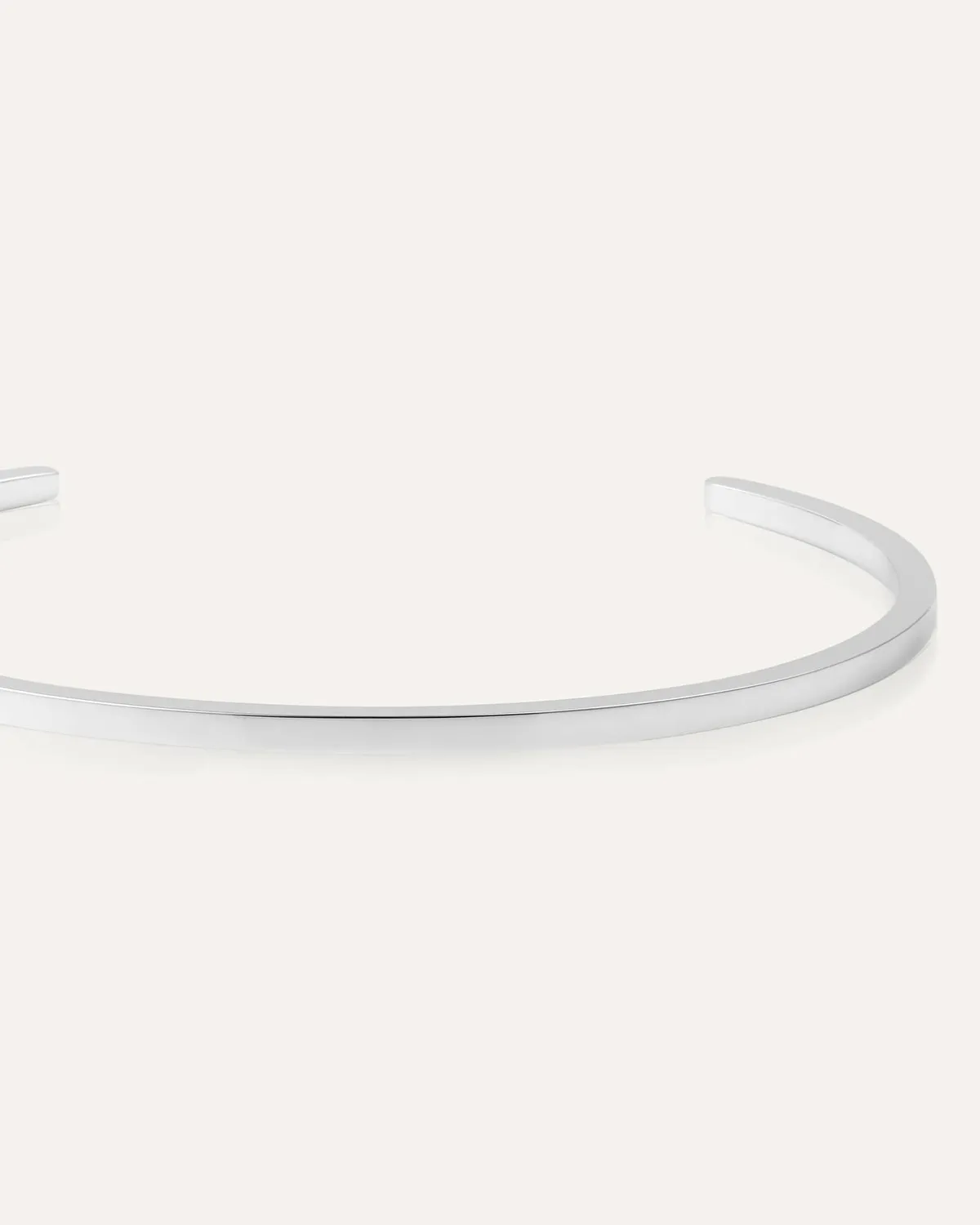 Mockberg Sleek Bangle armring sølv medium