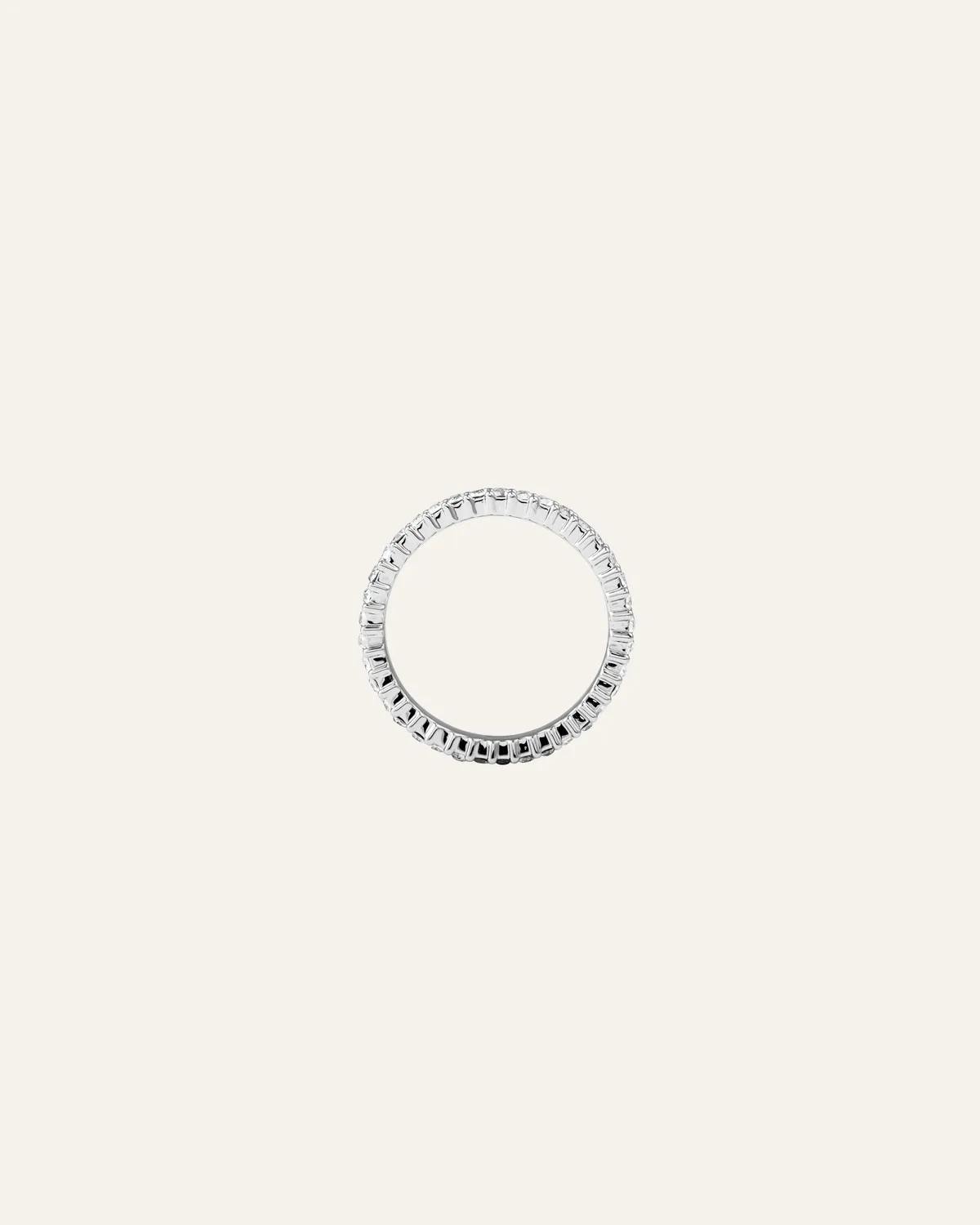 Mockberg Shiny Ring sølv 1,8 mm zirconia stablering