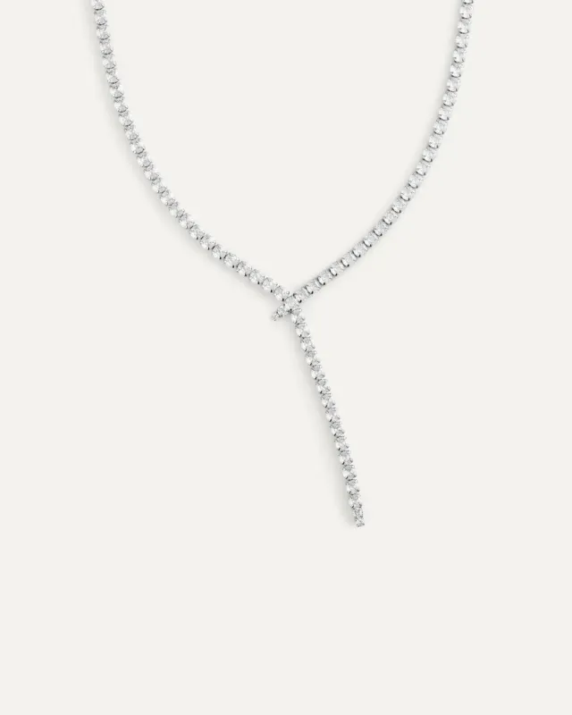 Mockberg Alora Necklace halskjede sølv 370+50 mm