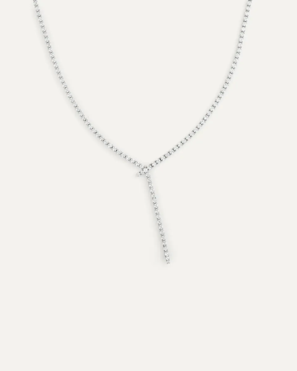 Mockberg Eve Necklace halssmykke sølv 370 mm