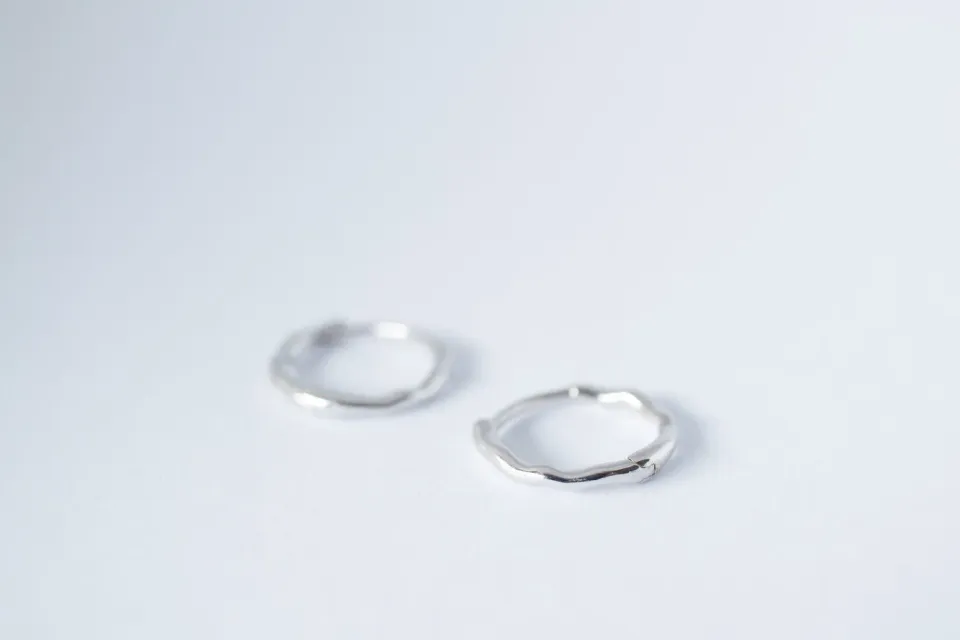 Eremis Mosan øredobber sterling sølv 14 mm