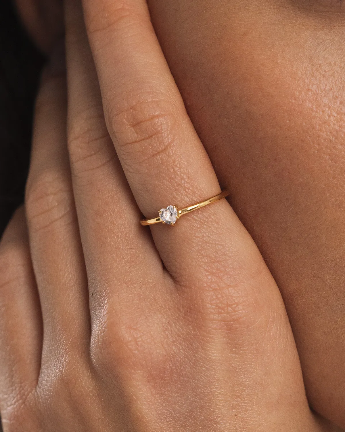 Mockberg Beloved Ring ring gull zirkonia