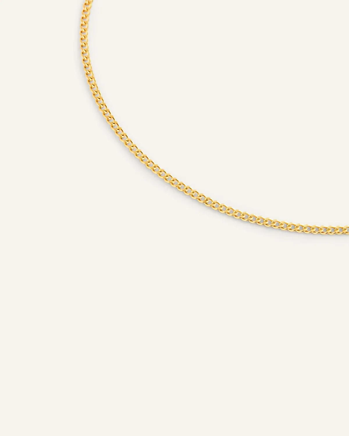Mockberg Thin Curb Chain Small armbånd gull