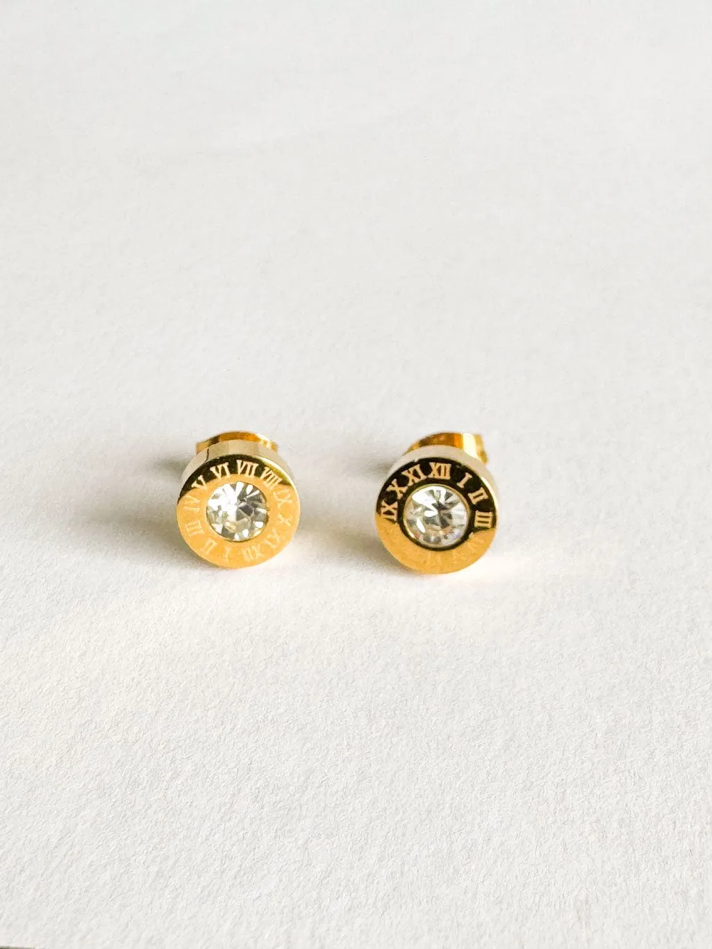 Mea Nani Roma Gold Studs øredobber 18K gull