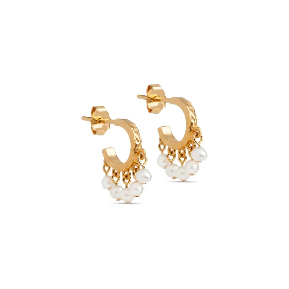 Enamel Copenhagen Astrid øredobber perle 15 mm