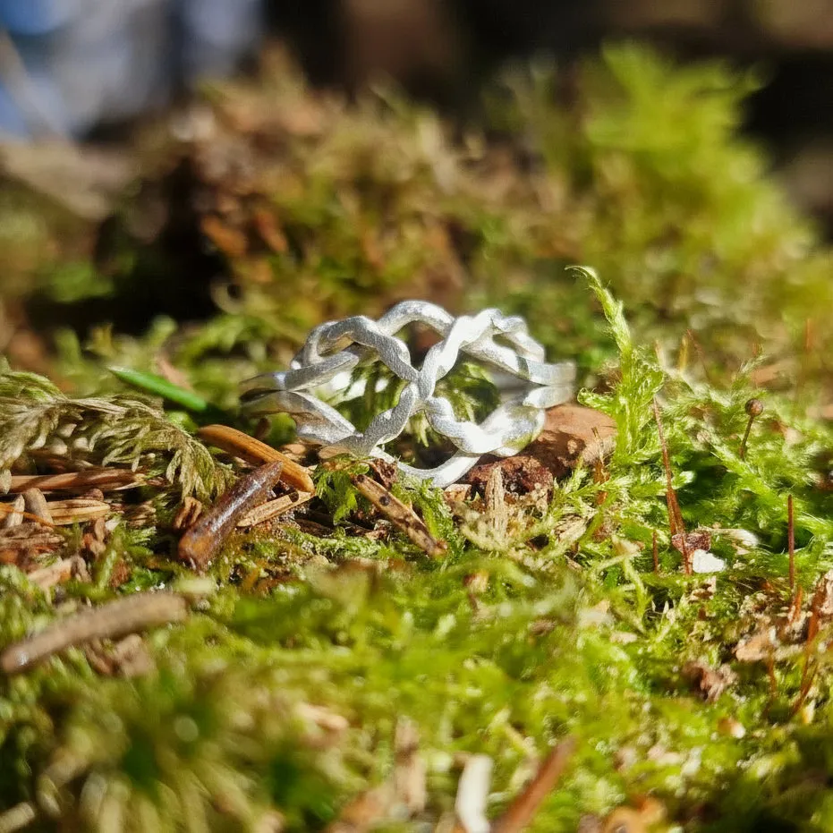 Kunstnerbonden Alv ring sølv rustikk