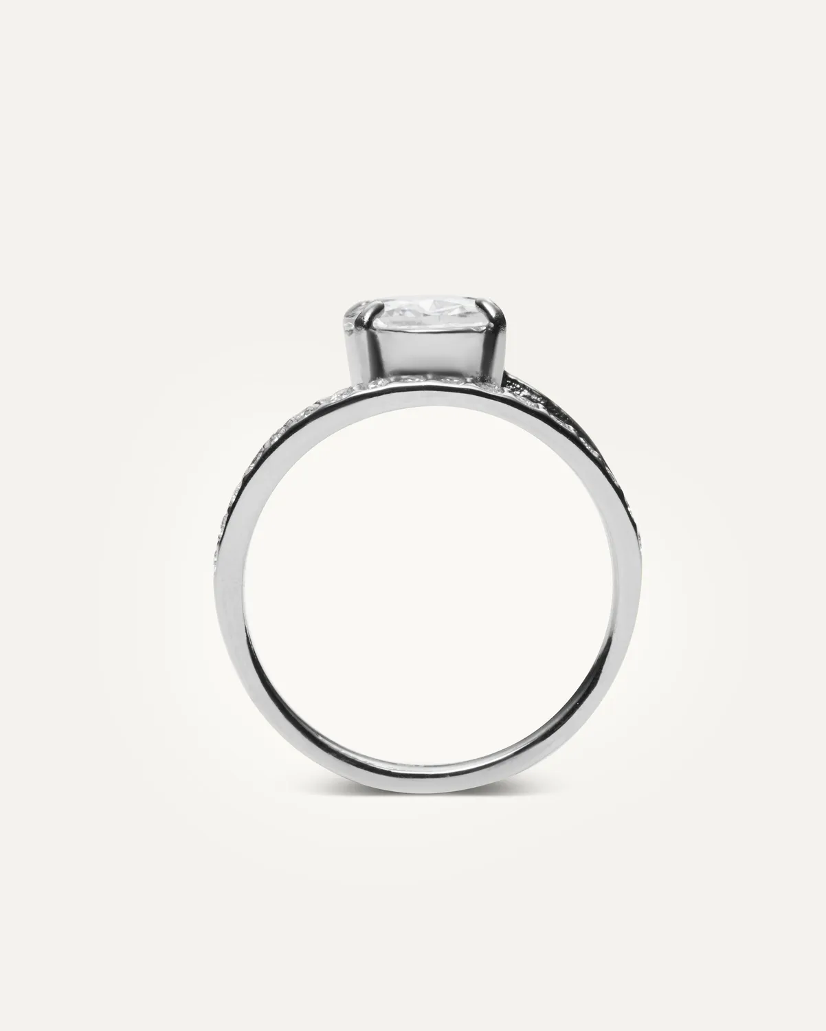 Mockberg Vivienne Steel Ring ring sølv cz