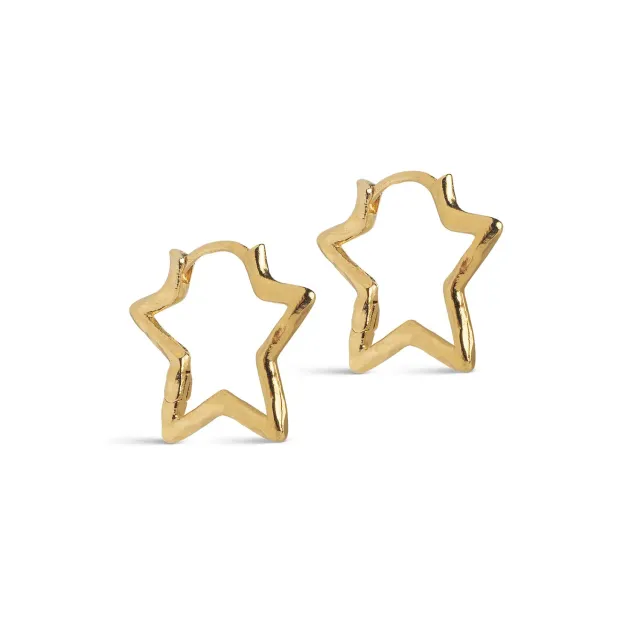 Enamel Organic Star Medium creoler 22 mm gull