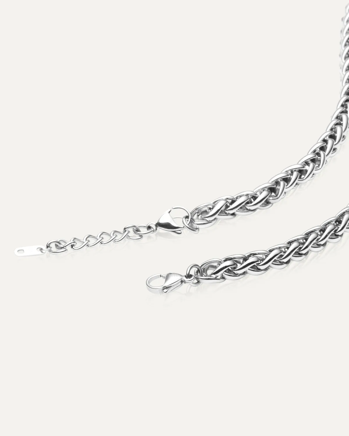 Mockberg Rebel Chain Necklace halskjede sølv 450 mm