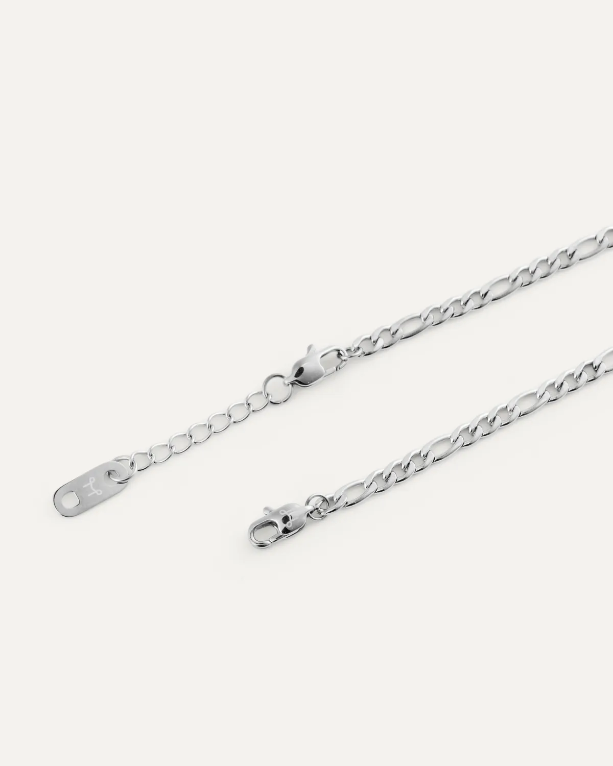 Mockberg Thin Figaro Bracelet armbånd sølv 3 mm vanntett