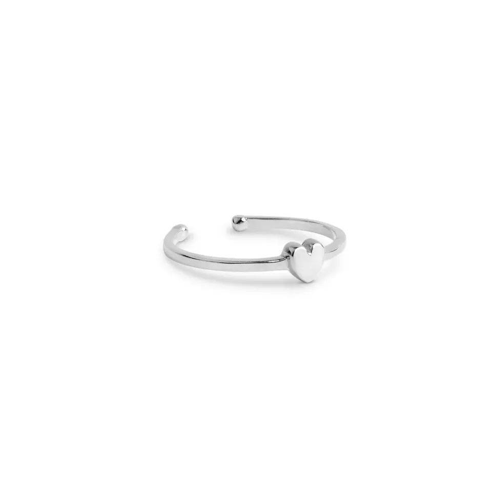 Enamel Amore ring justerbar 48-52 resirkulert sølv