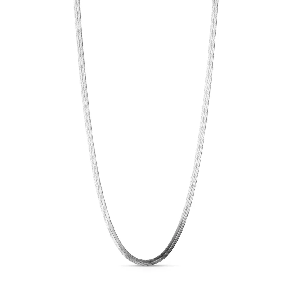 Enamel Caroline halskjede 42 cm sølv resirkulert