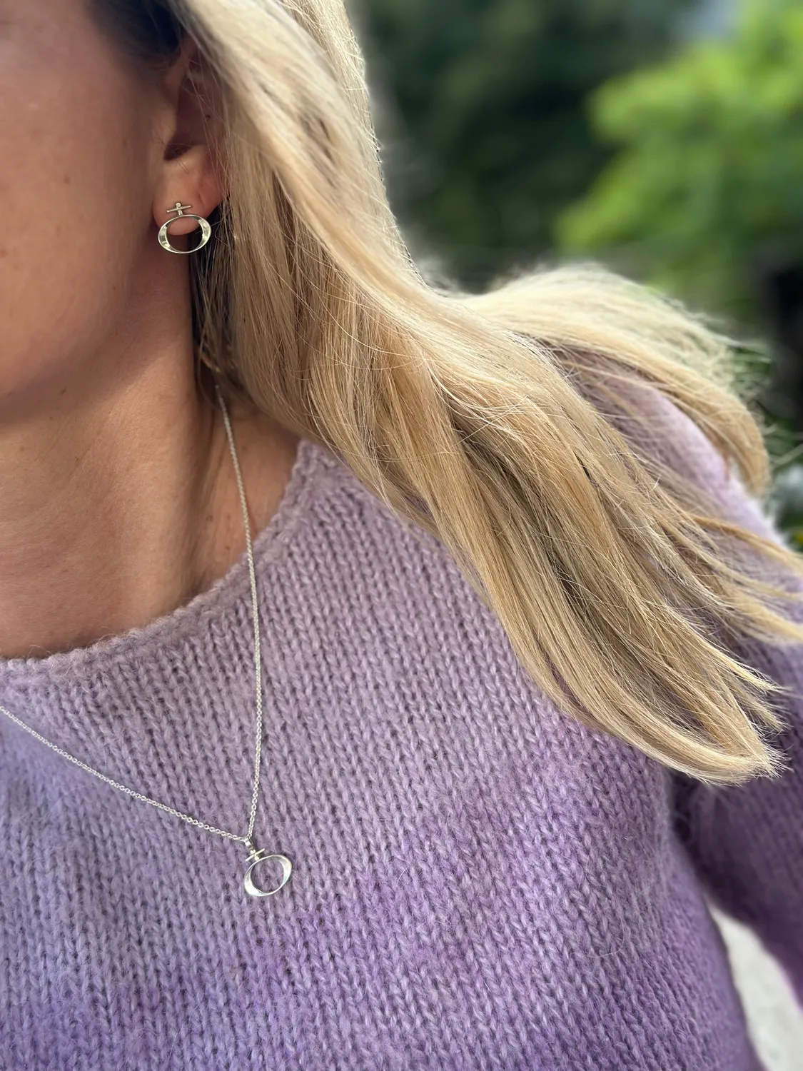 Sivia Femina øredobber forgylt 15 mm