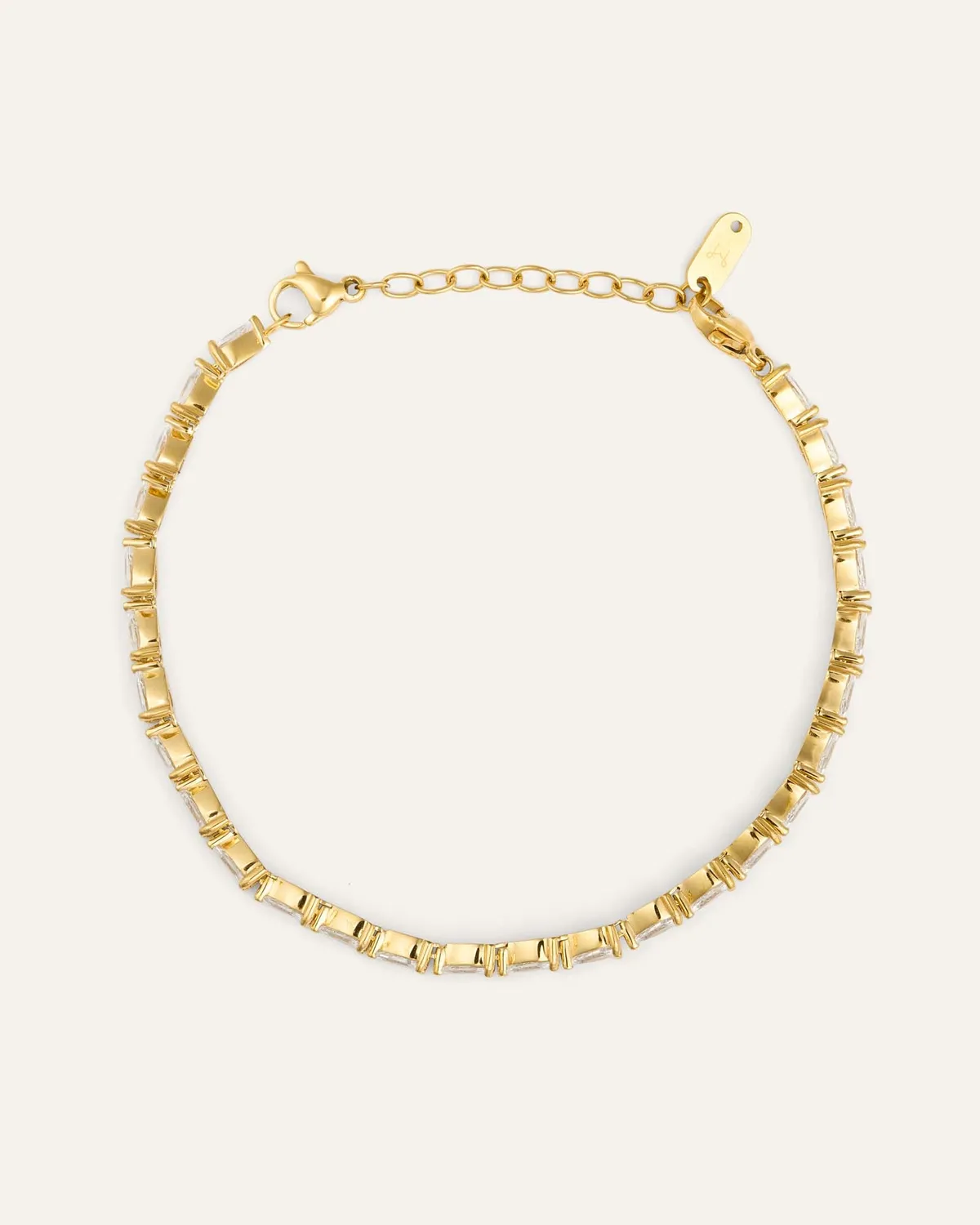 Mockberg Zina armbånd gull Medium zirkonia